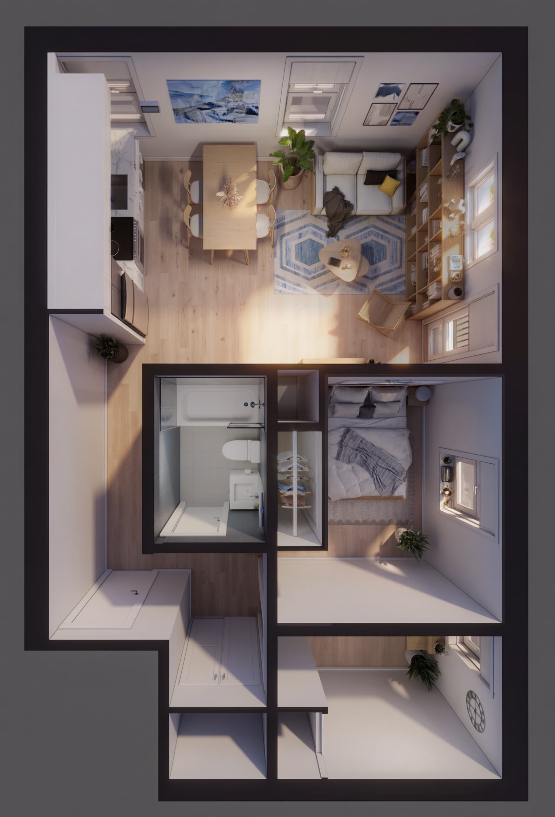 1Bedroom + Den - J23 main